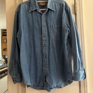 Levi's Blue Denim Button-Up Shirt